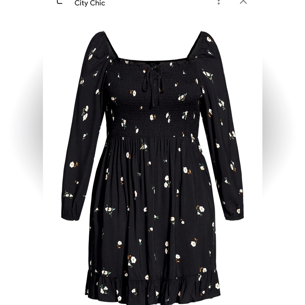 City Chic Ditsy dress